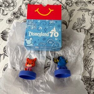 Disneyland 70th Anniversary McDonalds Nick Dory Toy Set